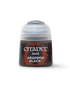 Citadel 21-25 Base: Abaddon Black 12 ml.