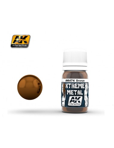 AK Interactive 474 Xtreme Metal - Bronze 30ml