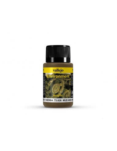 Vallejo 73826 Environment Effects - Mud and Grass Effects 40ml
