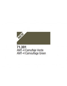 Vallejo 71301 MODEL AIR AMT-4 Camouflage Green 17ml