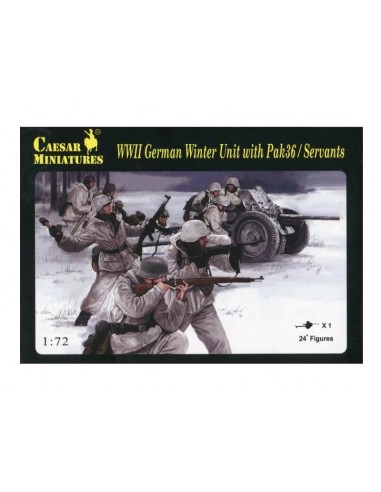 Caesar H097 WWII German Winter Unit  Pak 36/Servants