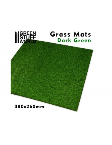 Green Stuff 508284 Grass Mats Dark Green