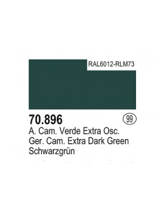 Vallejo (099) 70896 MODEL COLOR German Cam. Extra Dark Green 17ml