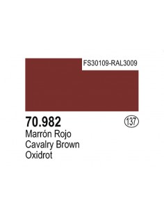 Vallejo (137) 70982 MODEL COLOR Cavalry Brown 17ml