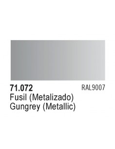 Vallejo 71072 MODEL AIR Gun Metal (Metallic) 17ml 