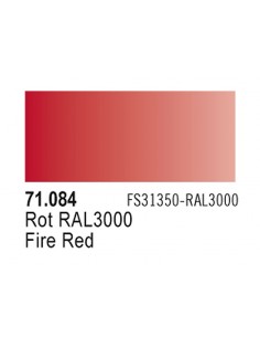 Vallejo 71084 MODEL AIR Fire Red 17ml 