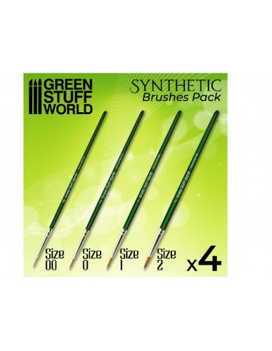 Green Stuff 506914 Synthetic Brush Set