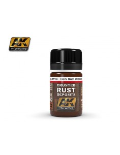 AK Interactive 4113 Crusted Rust Deposits - Dark Rust 35 ml.